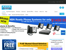Tablet Screenshot of plexuscomms.com.au